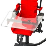 כיסא Baffin neoSIT אדום עם מגש תמונה 4 מתוך 9