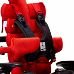 כיסא Baffin neoSIT אדום תקריב חגורות תמונה 2 מתוך 9