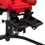 כיסא Baffin neoSIT אדום תקריב משענות רגליים תמונה 1 מתוך 9